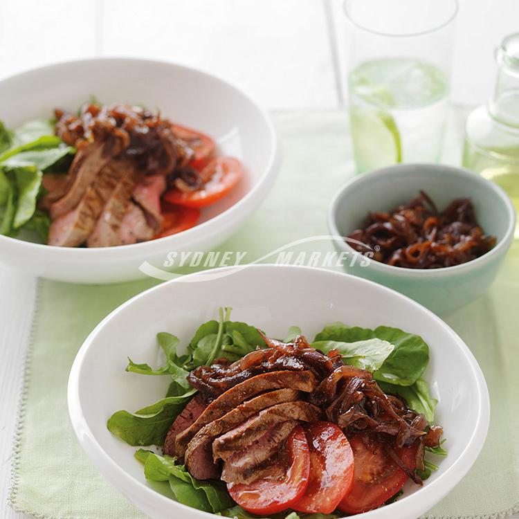 How to Make Balsamic Red Onion & Lamb Salad - Sydney Markets