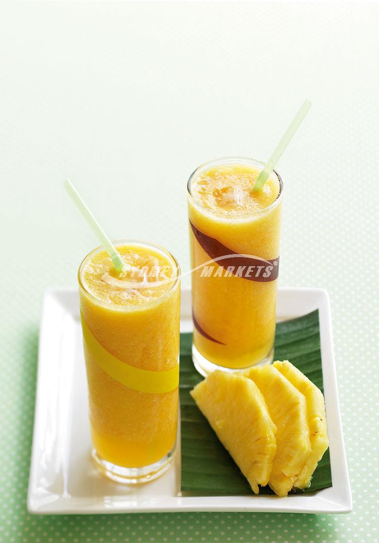 Tropical fruit slushie