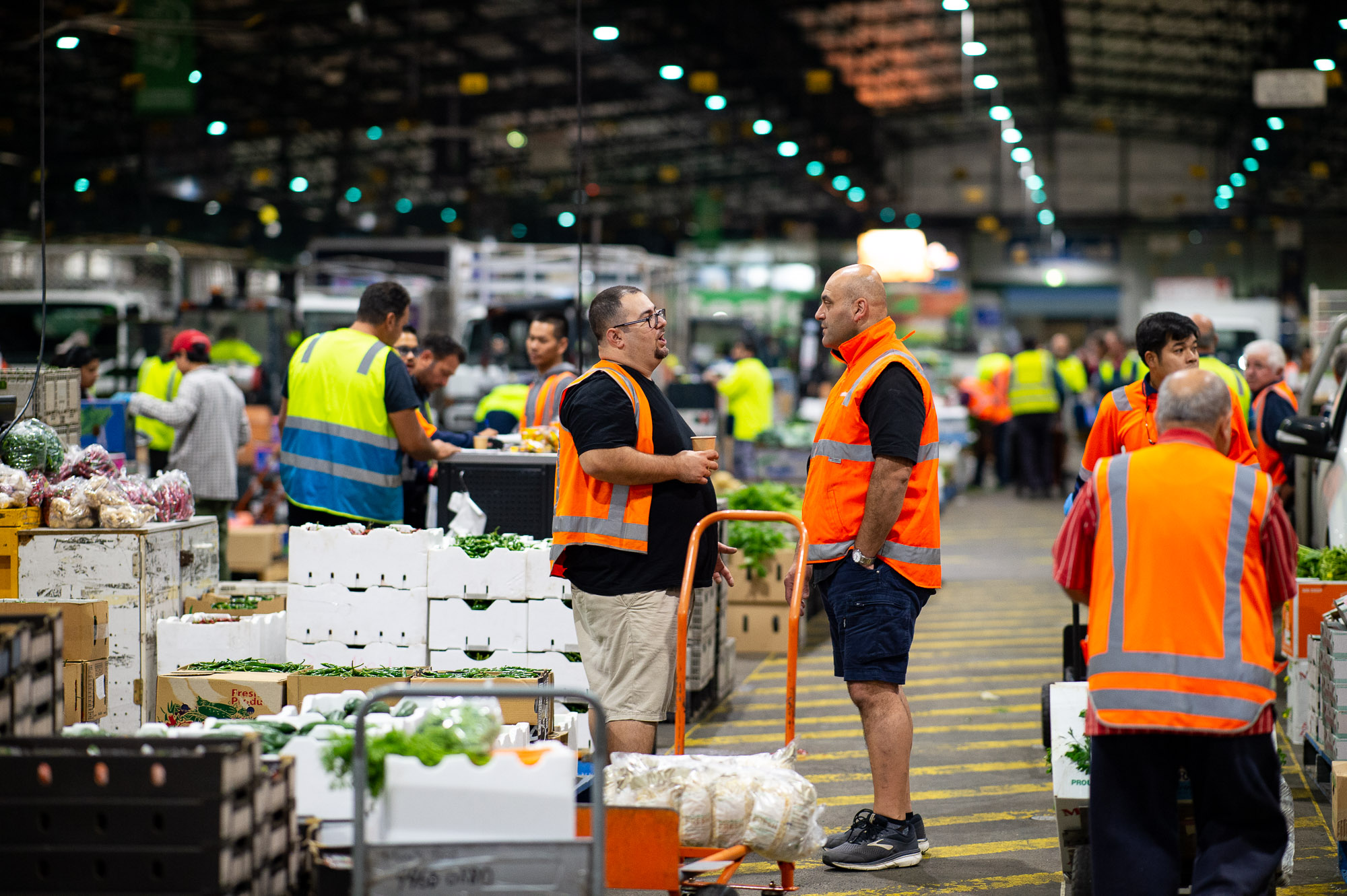 Fresh produce growers trading at Sydney Growers Market